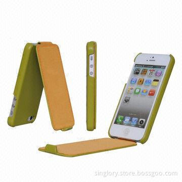 Luxury Flip Leather Cases for iPhone 5S with various Colors